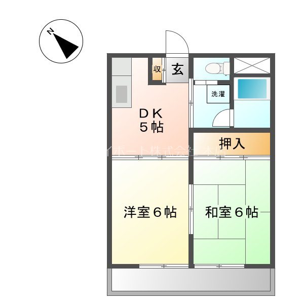 高丘ハイツ 間取り