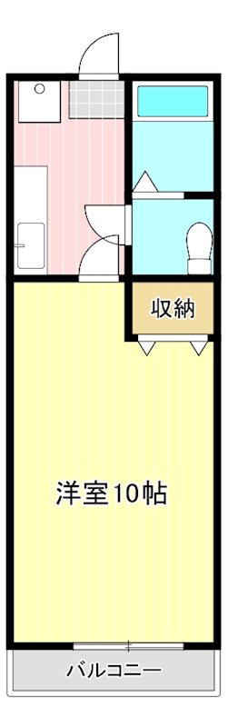ネアロス 206号室 間取り