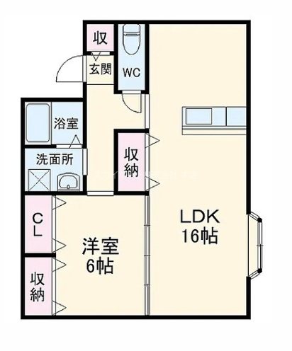 セジュールRYU 間取り