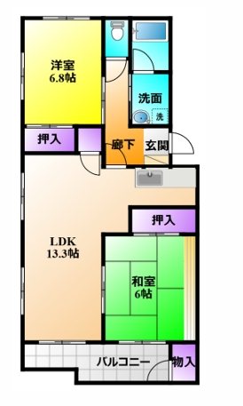 プレステージ高丘 間取り