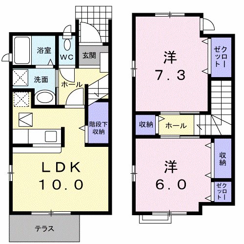 Ｋ・М　ＣＡＳＡ 間取り