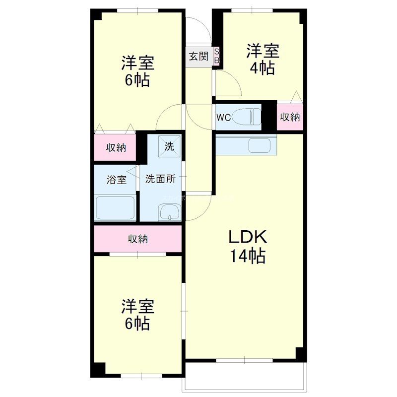 パークビュー四ツ池 間取り