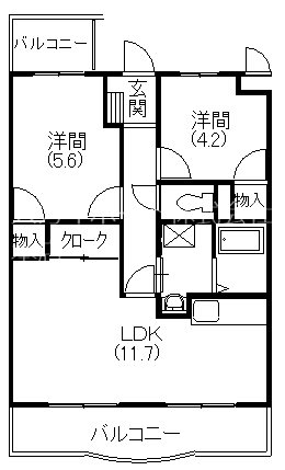メディオ初生壱番館 間取り