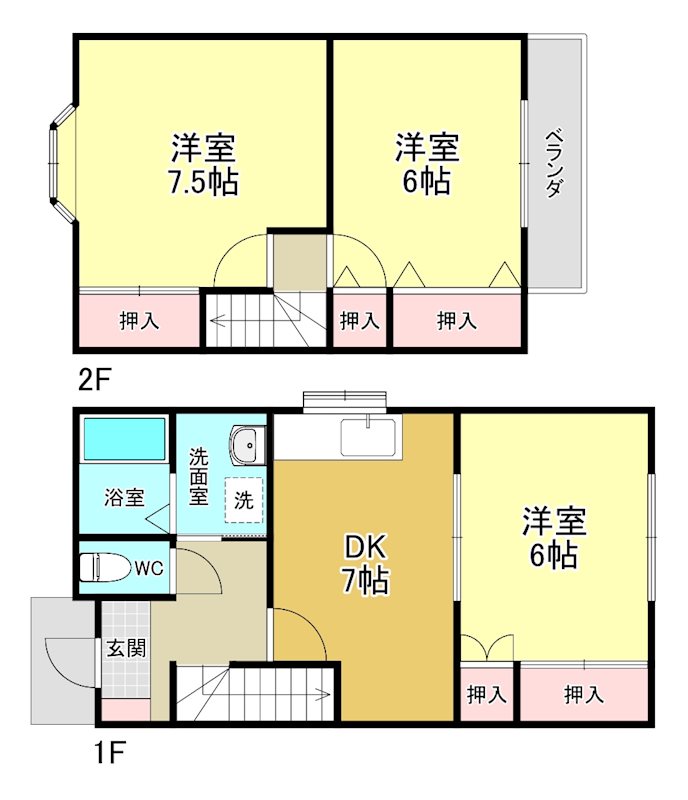 笠原ハイツ 間取り図