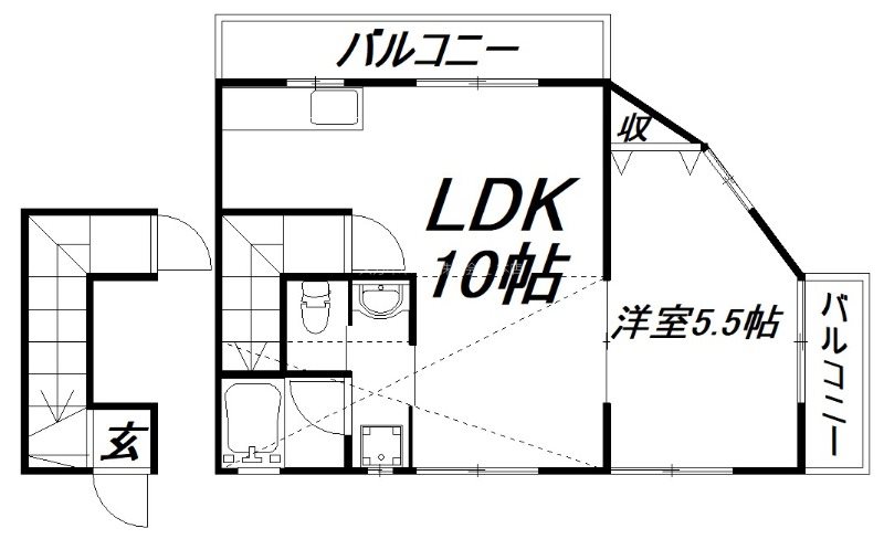 ソフテイル 間取り