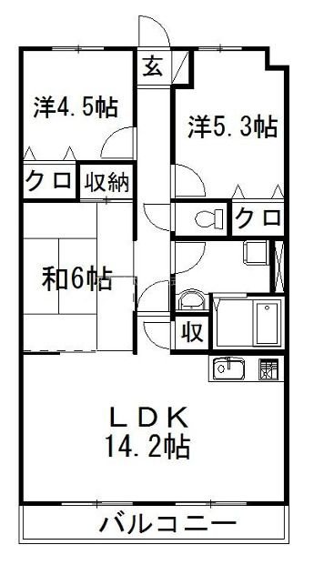 Vento484 間取り
