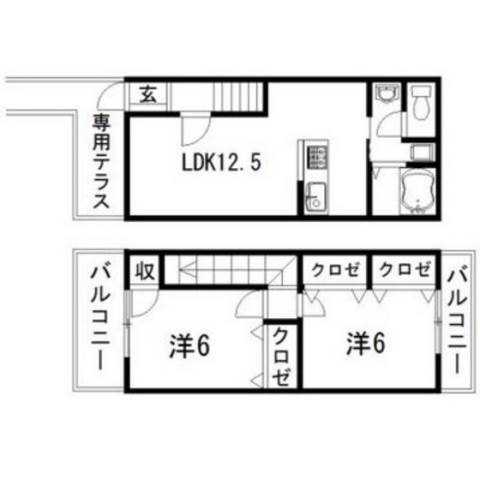 Sky View  間取り