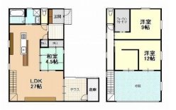 三方原町一戸建 間取り