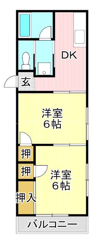 コーポ中村 間取り