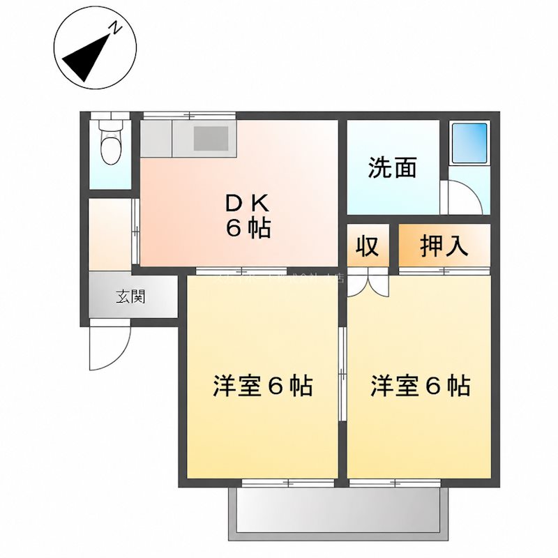 コーポスバル 間取り