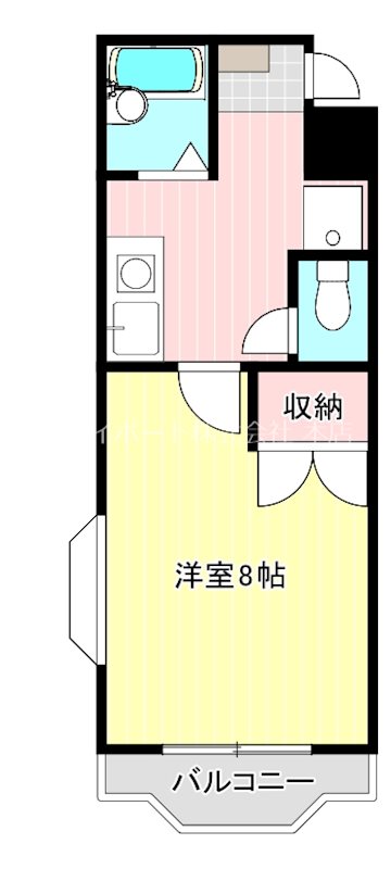 マンション紫尾 201号室 間取り