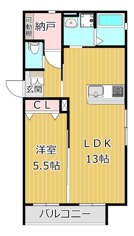 AGRUMES LE SECOND 間取り図