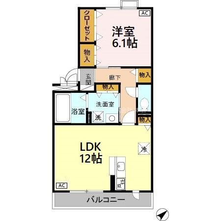 フィオーレ松本 間取り