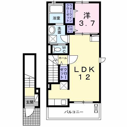 ガンディーノ 間取り