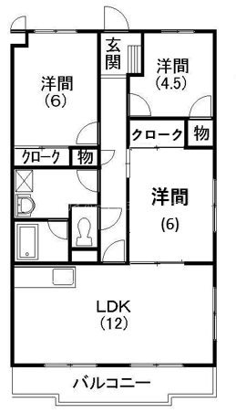 エスポワール高丘 間取り