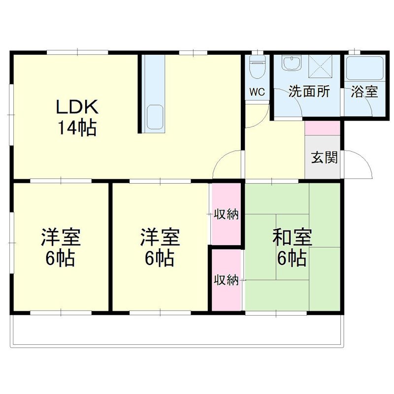 マンションゆうリモージュ 間取り