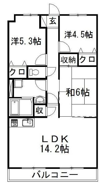 Vento484 間取り