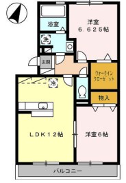 ロイヤルガーデン染地台B 間取り