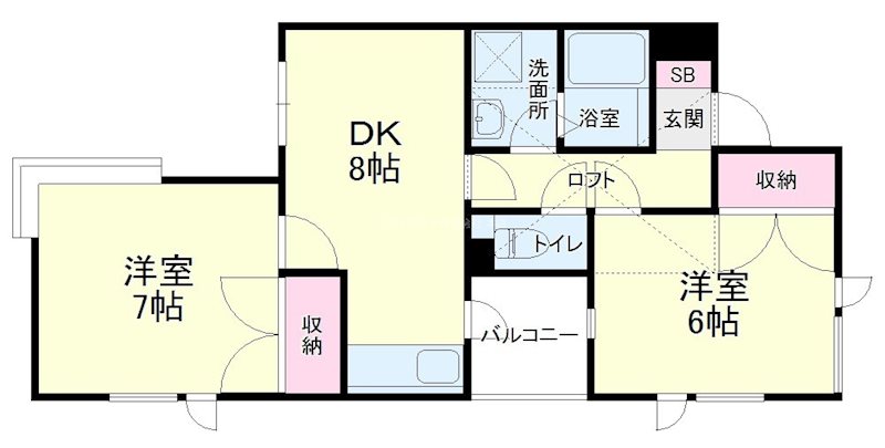 上島コモンコート A 間取り