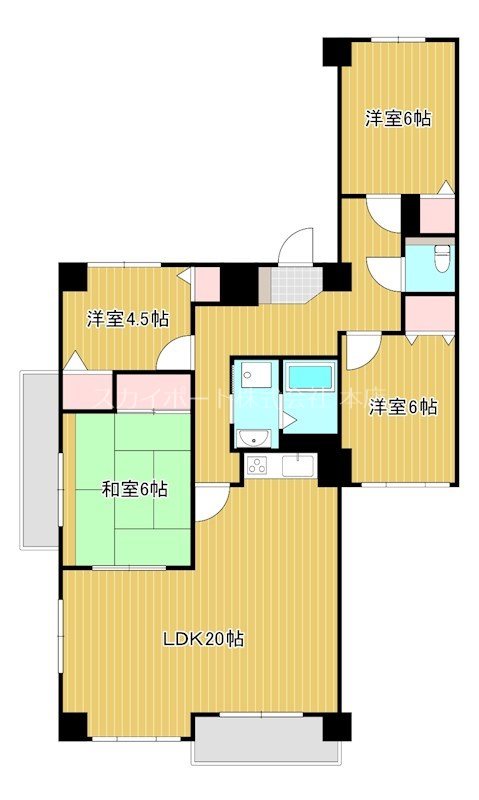 パークビュー四ツ池 間取り