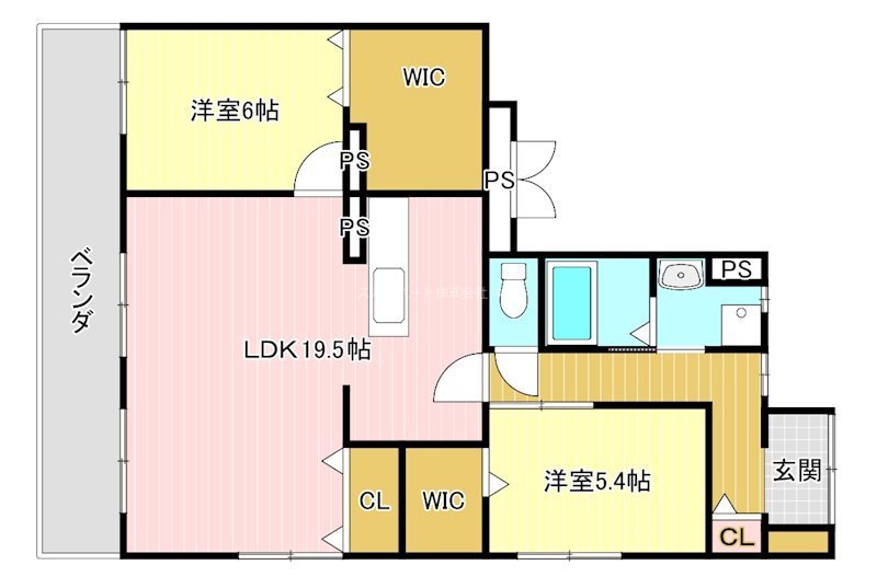 グランディ・ケイ 間取り図