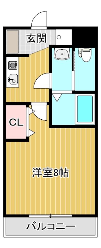 ジョイ高丘 206号室 間取り