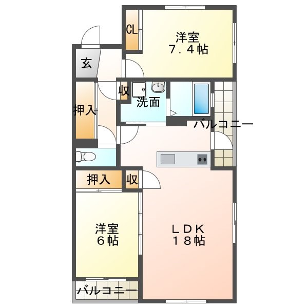 リンボックF 間取り