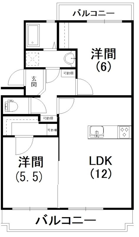 初生パークハイツ 間取り