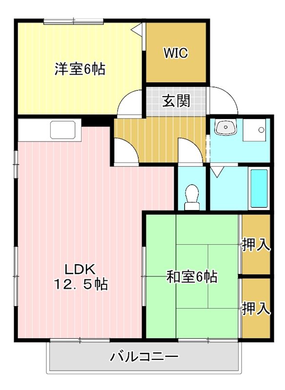 セジュールマンダリンB 間取り