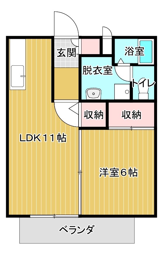 エスポワール久米Ｂ 間取り