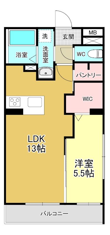 エクシード三方原Ⅰ 101号室 間取り