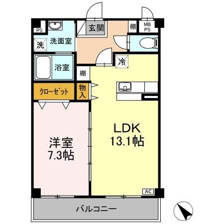 アベニュー初生 間取り