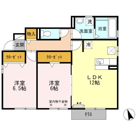 コンソラーレ　カーサC 間取り