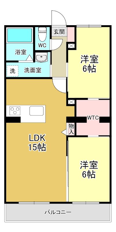 エクシード三方原Ⅱ 間取り
