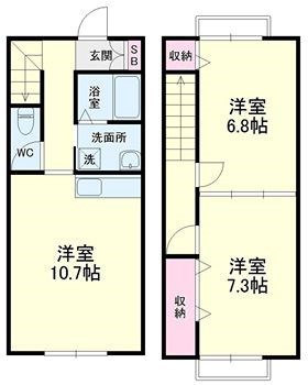 デュープルハウスさいわい 間取り