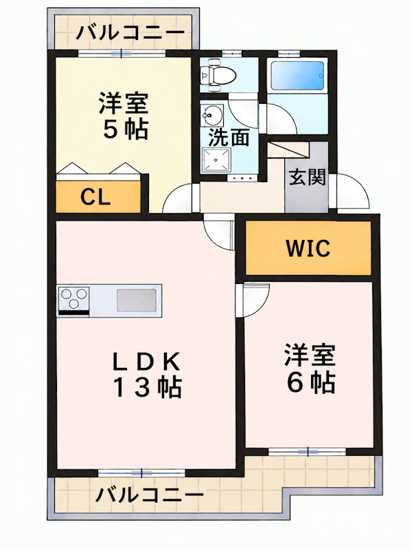 アンシャンテ田中 間取り