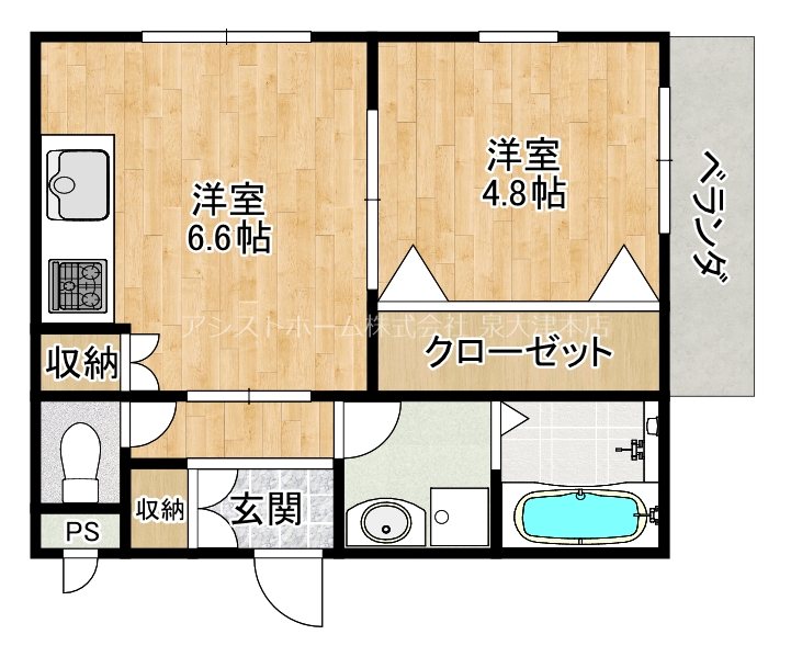 プレナス戎町 間取り