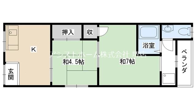 石津の集合住宅 間取り