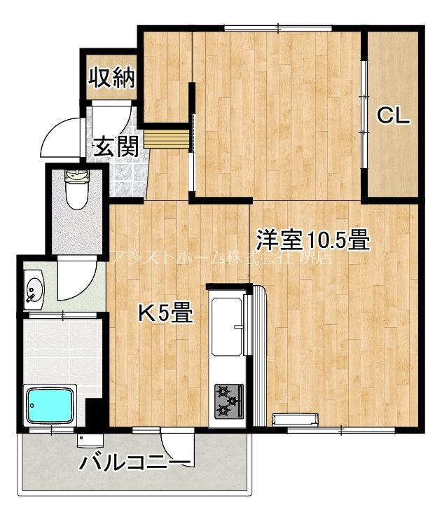 グリーンハイム堺2号棟 間取り