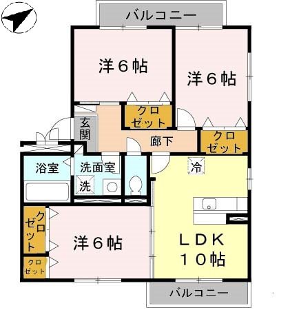 クレール 間取り
