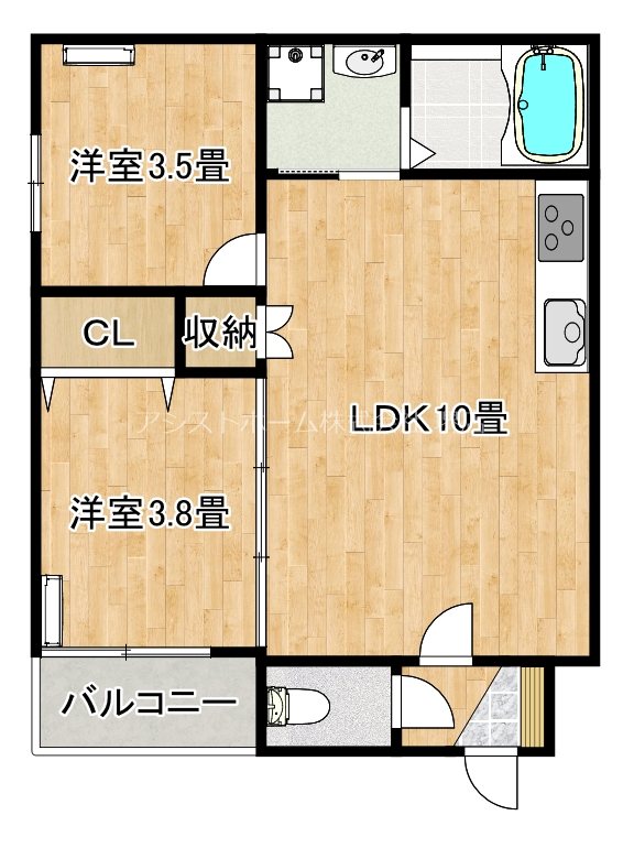 I maison Rhodon 間取り