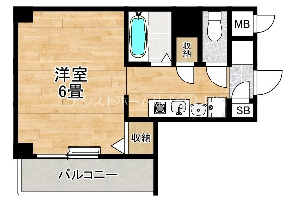 リバーランド堺東 間取り