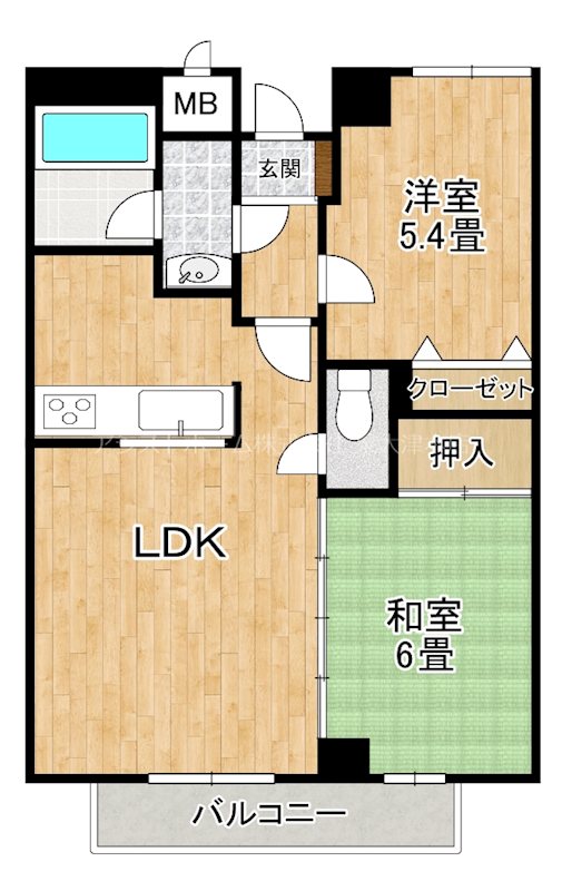 プレステージフジ忠岡壱番館 間取り