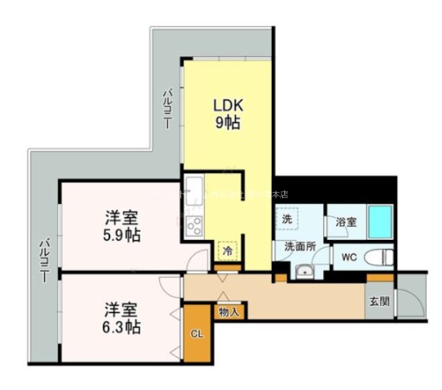 アルザブルータワー 間取り