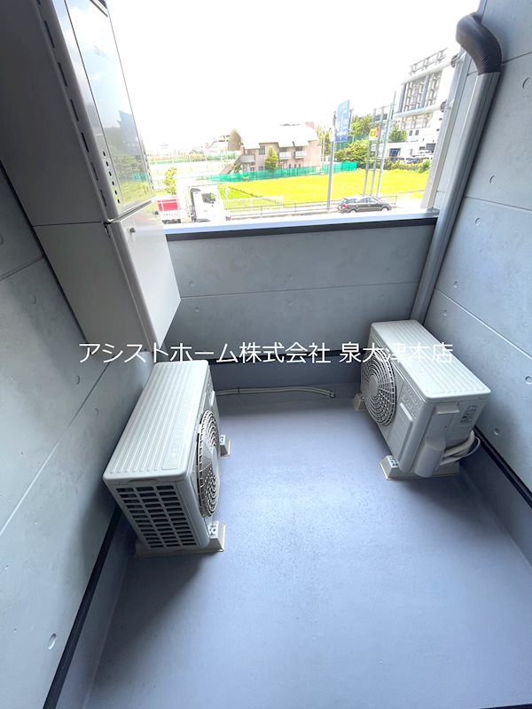 グランデカーサK東岸和田 ベランダ