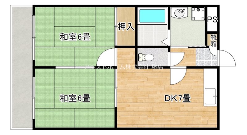 SENSE　COURT堺上野芝 間取り
