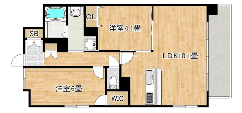 Sophia court宿院 間取り
