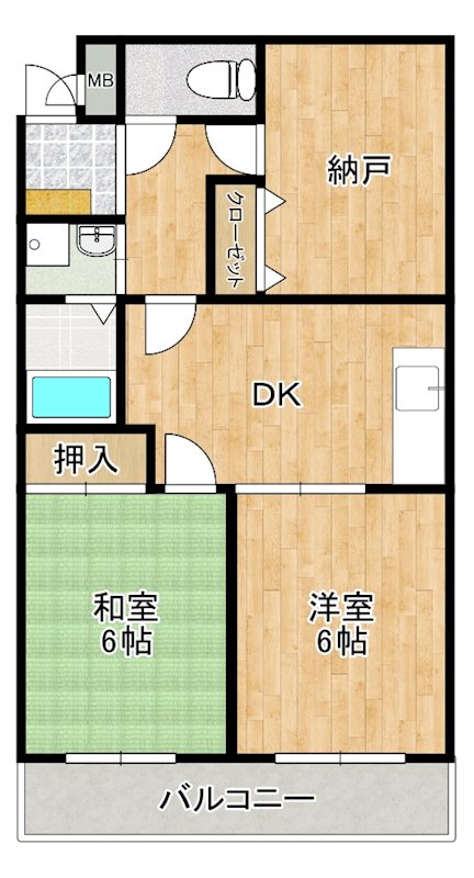 エクセルロワイエフジ 間取り