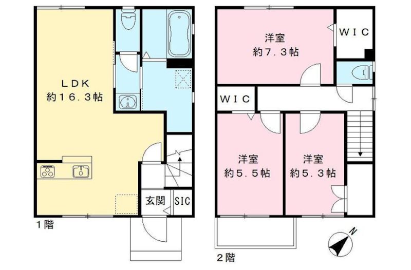 Nanamagirly Villa　（ナナマガリヴィラ） 間取り