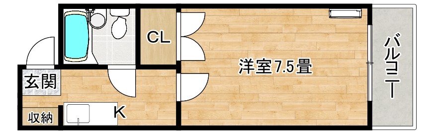 プレアール堺東Ⅲ 間取り